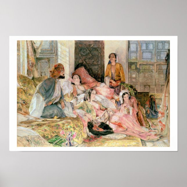 The Harem, c.1850 Poster (Front)