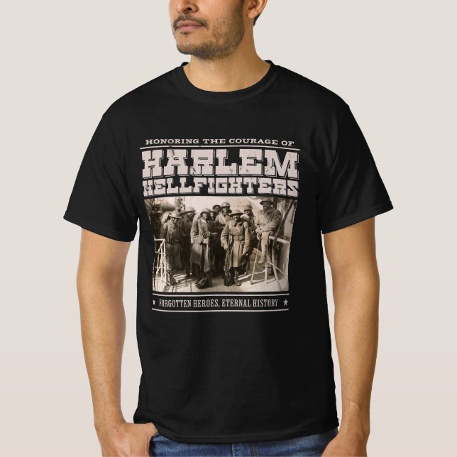 The Harlem Hellfighters - WW1 Tribute T-Shirt (Front)