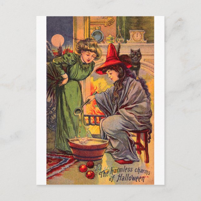 The Harmless Halloween Charms Postcard (Front)