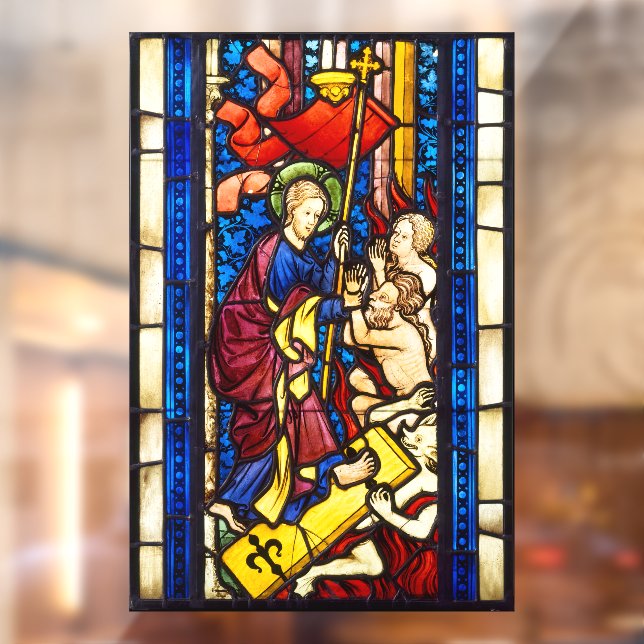 The Harrowing of Hell Faux Stained Glass (Sheet 2)