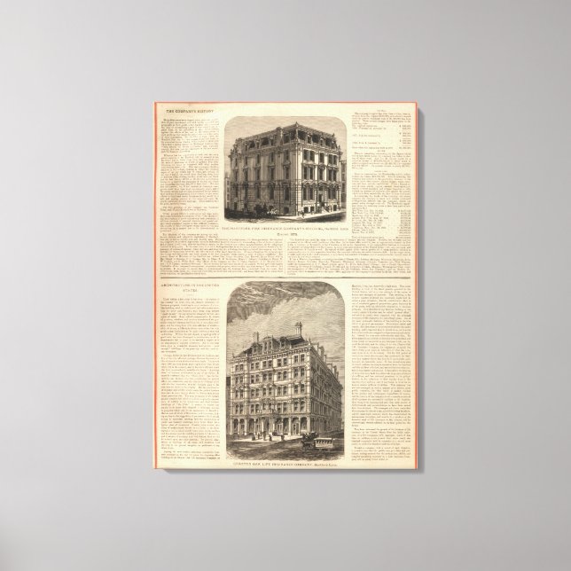 The Hartford Fire Insurance Company Canvas Print (Front)