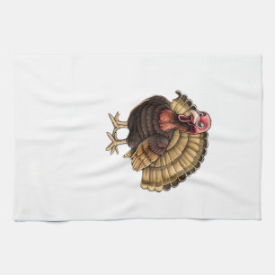 The Harvest Guardian Turkey Classic T-Shirt.png Tea Towel