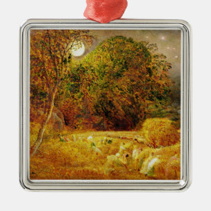 The Harvest Moon, 1833 (oil on paper laid on panel Metal Tree Decoration