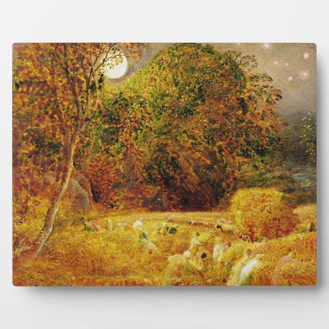 The Harvest Moon, 1833 (oil on paper laid on panel Plaque (Front)