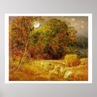 The Harvest Moon, 1833 (oil on paper laid on panel