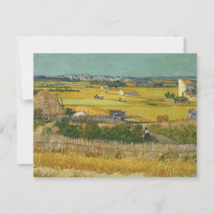 The Harvest Vincent van Gogh Postcard