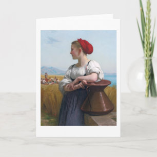 The Harvester, Bouguereau Card