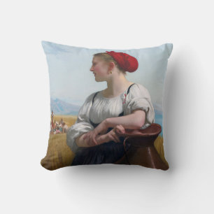 The Harvester, Bouguereau Cushion