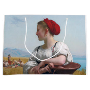 The Harvester, Bouguereau Large Gift Bag