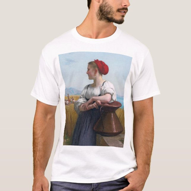 The Harvester, Bouguereau T-Shirt (Front)