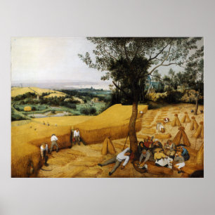 The Harvesters by Pieter Bruegel the Elder 1565 Poster