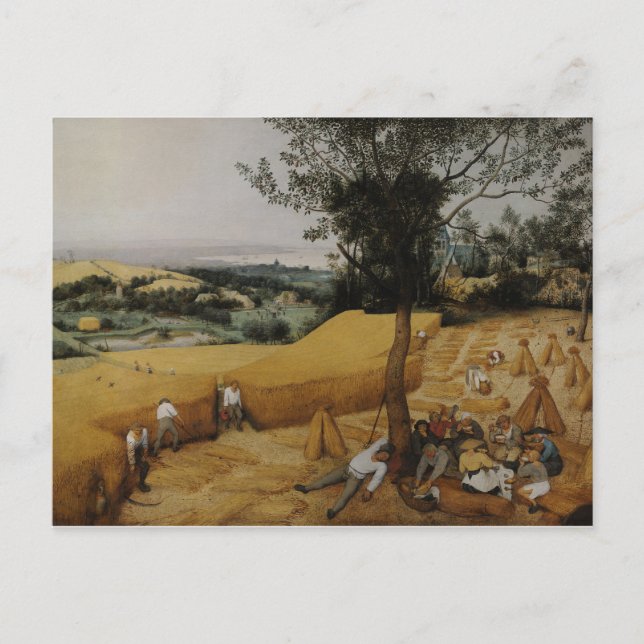 The Harvesters by Pieter Bruegel the Elder Postcard (Front)
