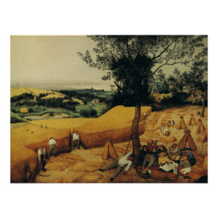The Harvesters by Pieter Brueghel the Elder Poster