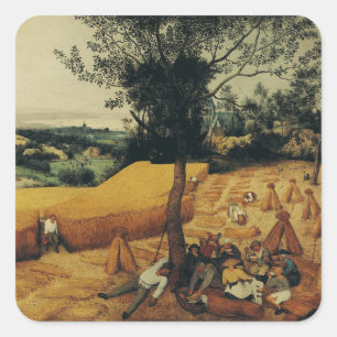 The Harvesters by Pieter Brueghel the Elder Square Sticker