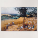 The Harvesters, Pieter Bruegel Jigsaw Puzzle<br><div class="desc">Pieter Bruegel the Elder (1525–1530 – 9 September 1569) was the most significant artist of Dutch and Flemish Renaissance painting, a painter and printmaker from Brabant, known for his landscapes and peasant scenes (so-called genre painting); he was a pioneer in making both types of subject the focus in large paintings....</div>