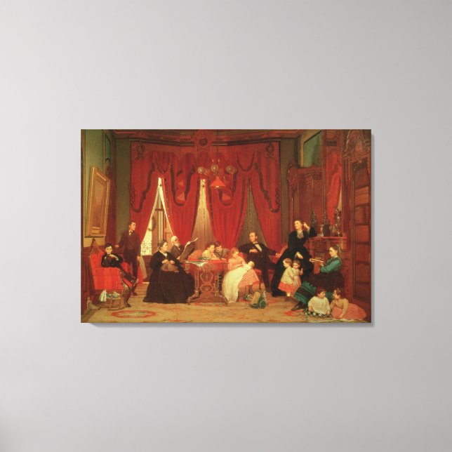 The Hatch Family, 1870-71 Canvas Print (Front)