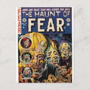 The haunt of fear 1 postcard