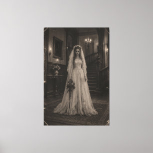 The Haunted Bride Canvas Print