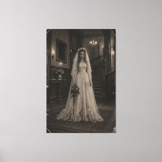 The Haunted Bride Canvas Print