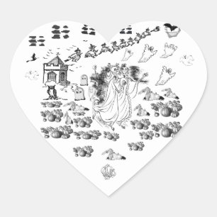 The Haunted Ceremony - Heart Sticker