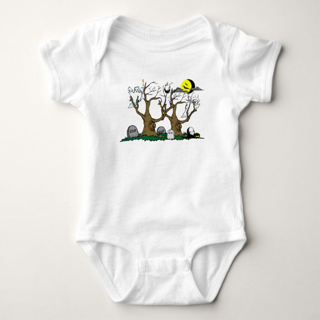 The Haunted Graveyard - Baby Bodysuit (Front)