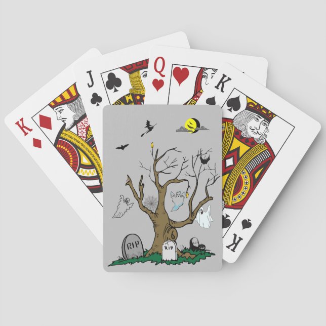 The Haunted Graveyard- Playing Cards (Back)