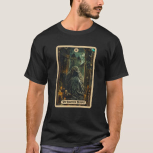 The Haunted Hermit The Hermit Halloween Tarot Card T-Shirt