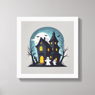 The Haunted House Mystery Canvas Print 