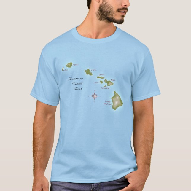 The Hawaiian Islands T-Shirt (Front)