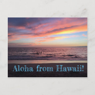 The Hawaiian Sunset Postcard
