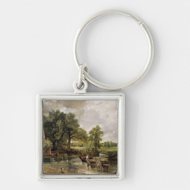 The Hay Wain, 1821 Key Ring (Front)