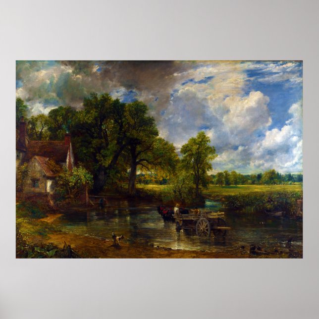 The Hay Wain by John Constable (1821) Poster (Front)