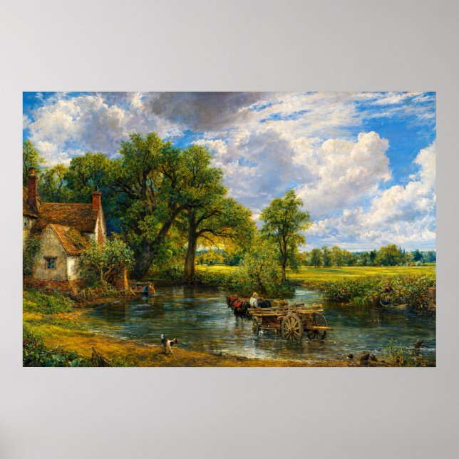 The Hay Wain by John Constable Poster (Front)
