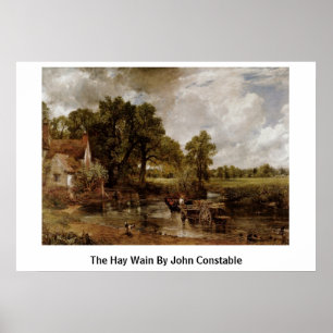 The Hay Wain By John Constable Poster