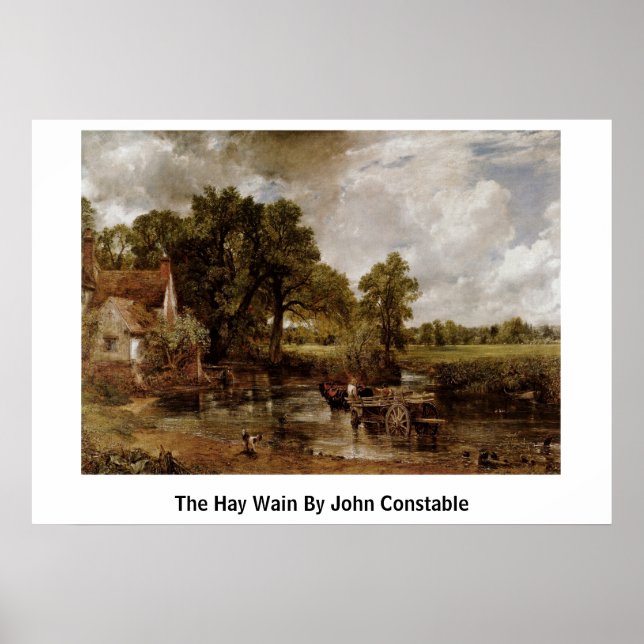 The Hay Wain By John Constable Poster (Front)