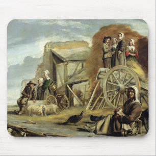 The Haycart, or Return from Haymaking, 1641 Mouse Pad