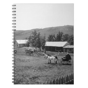 The Haylie Ranch, Crook County, Wyoming, c.1890 (b Spiral Notebook