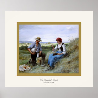 The Haymaker's Lunch ~ Julien Dupré ~ Fine Art Poster