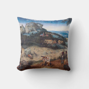 The Haymaking, Pieter Bruegel Cushion