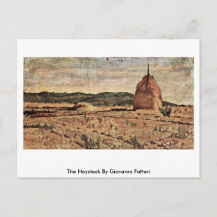 The Haystack By Giovanni Fattori Postcard