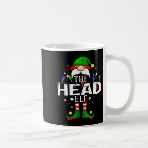 The Head Elf Christmas Family Pajama Party Coffee Mug
