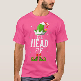 The Head Elf Family Matching Group Christmas T-Shirt