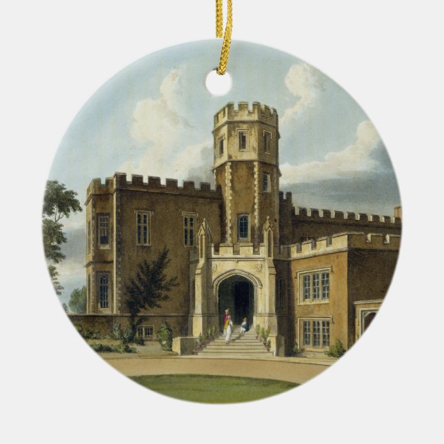 The Head Master's House, Rugby School, from 'Histo Ceramic Tree Decoration (Front)