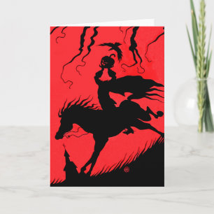 "The Headless Horseman" Greeting Card