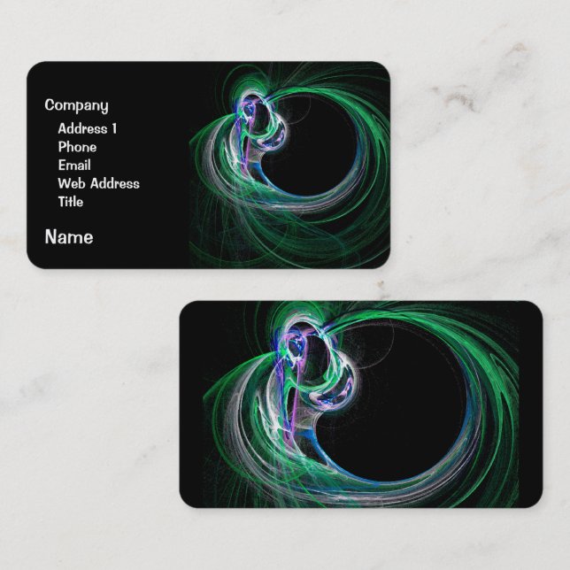 The Healer Business Card (Front/Back)