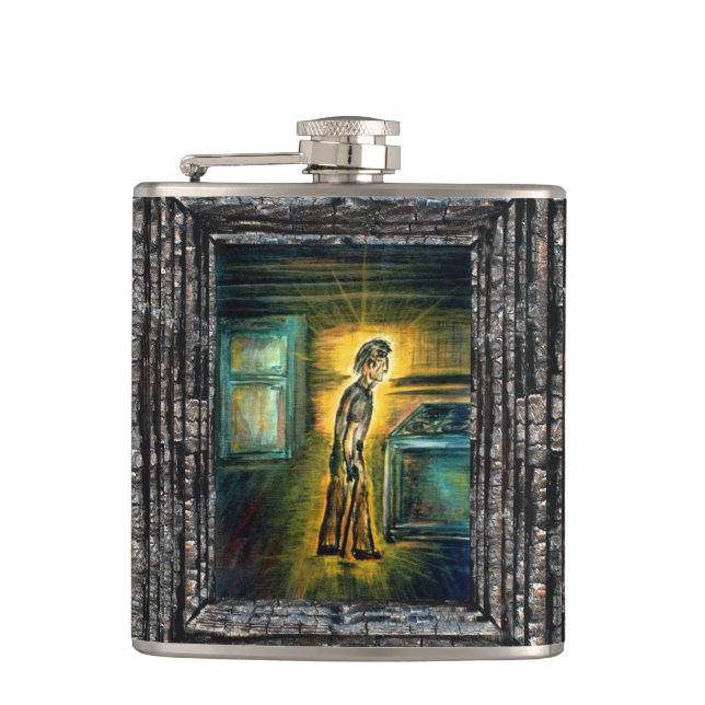 The Healer Hip Flask (Front)