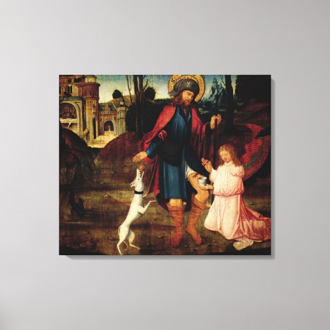 The Healing of Saint Roch Canvas Print (Front)
