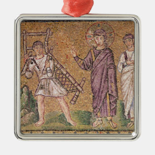 The Healing of the Paralytic of Capernaumx Metal Tree Decoration