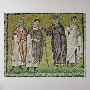 The Healing of Two Blindmen from Jericho Poster