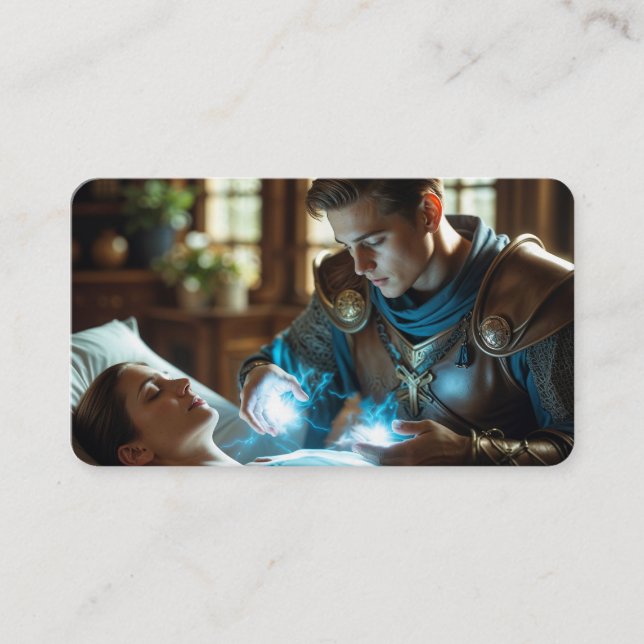 The Healing Touch Bookmark Business Card (Front)